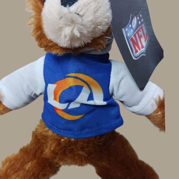 Good Stuff Los Angeles Rams NFL Plush Teddy Bear With Hoodie Brown/Blue "12" - Picture 11 of 11